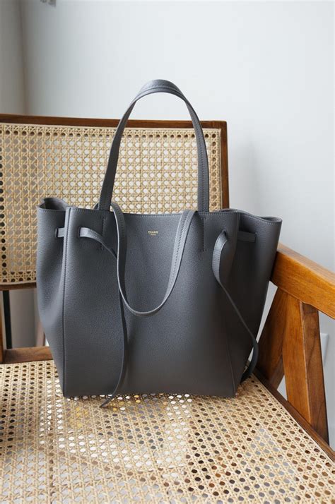 celine tie tote bag size|Celine cabas tote small.